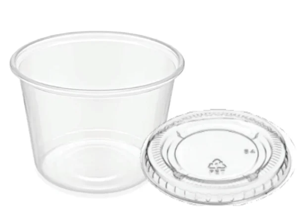 10Z Clear Cup 2500/CS With Lids