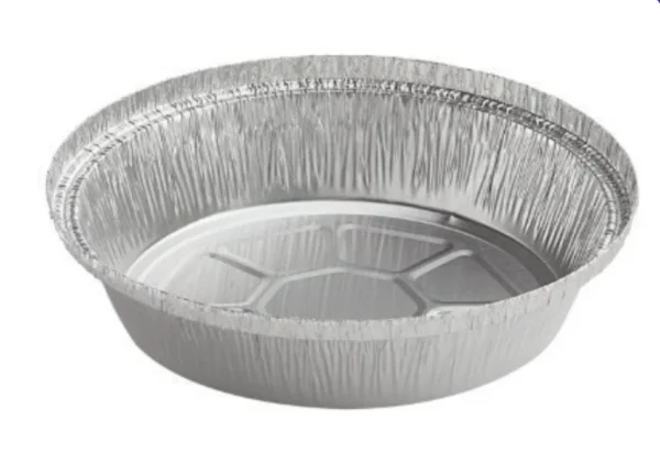 6" 7" 8" 9" Aluminum Pan 500/CS With Lids