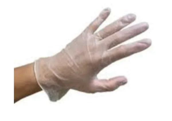 Vinyl Gloves; S, M, L, XL, 10/100 Per Box