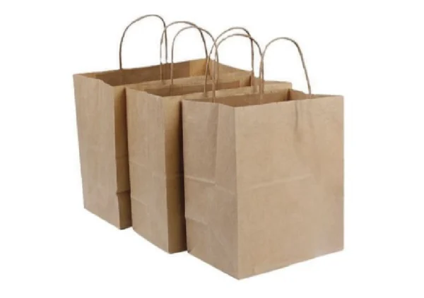 Medium 12x7x14 Paper Bag With Handle 250/cs