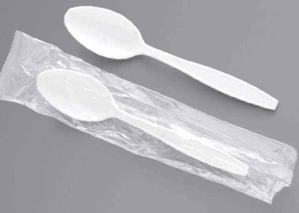 Heavy Duty: Individually Wrapped Spoons 1000/cs White & Black