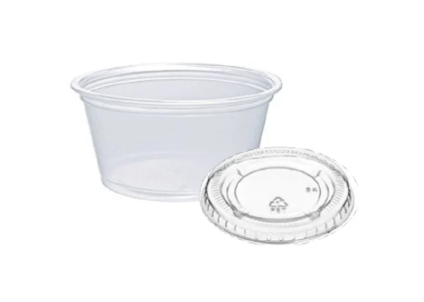 2oz Clear Cup 2500/Cs With Lids