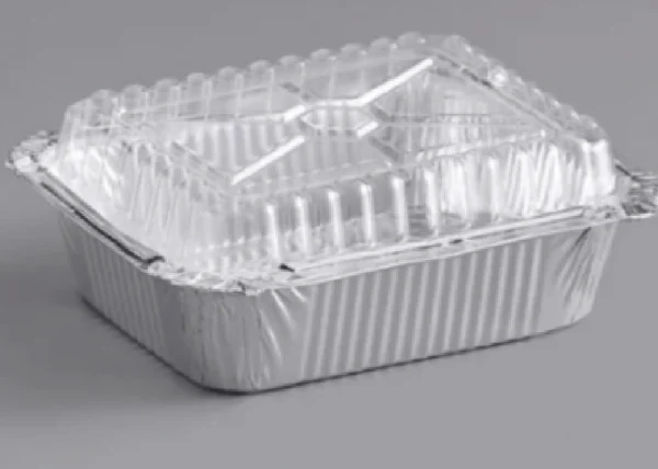 1lb Aluminium Pan 1000/Cs With Lids
